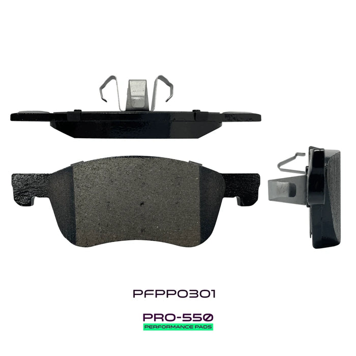 PRO-550 Performance Plaquettes | Avant | W155mm H56mm D15mm