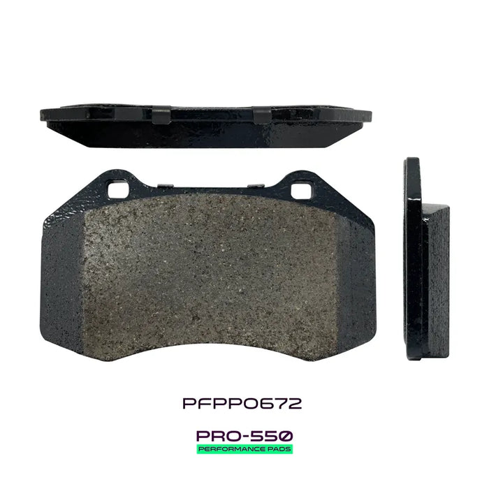 PRO-550 Performance Plaquettes | Avant | W125mm H71mm D15mm