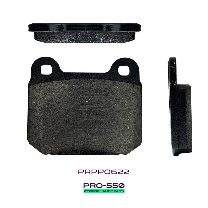 PRO-550 Performance Plaquettes | Arrière | W76mm H65mm D14mm